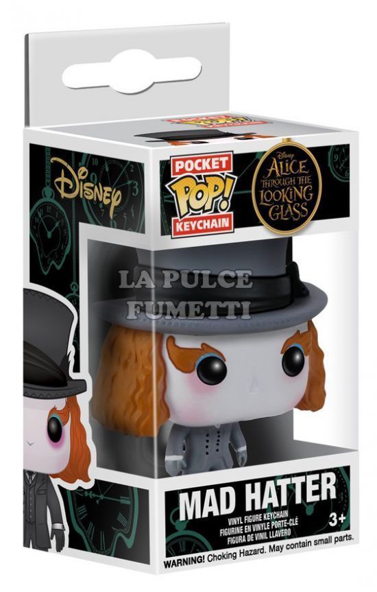 ALICE THROUGH THE LOOKING GLASS: MAD HATTER - POP FUNKO POCKET KEYCHAN 4 CM
